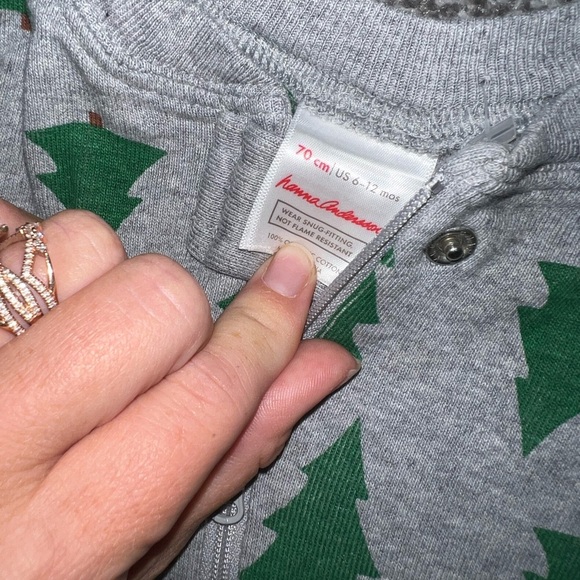 Hanna Andersson Sleeper Christmas Tree 6-12 months - Picture 9 of 12